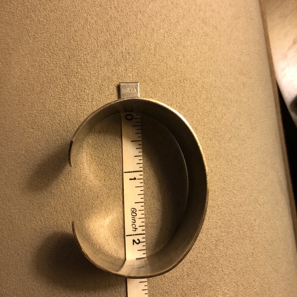 Vintage Pewter Cuff Bracelet - Picture 5 of 5
